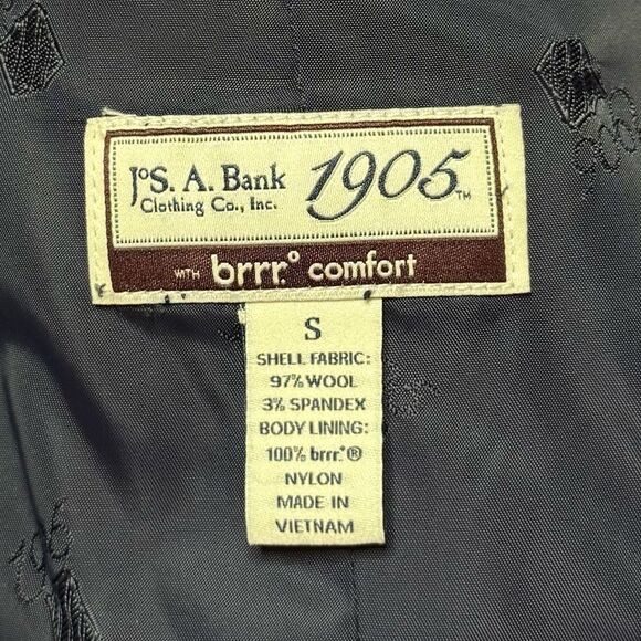 Jos. A. Bank Brrr. Comfort Blue Vest size Small - Picture 3 of 5